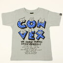 50%OFF セール SALE【3枚で送料無料】半袖Tシャツ ロゴ 男の子 キッズサイズ 子供用 コンベックス CONVEX