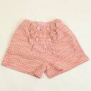 30％OFF セール SALE キュロットパンツ フリル ショートパンツ 女の子 キッズサイズ 子供服 ラ ポシェ ビスキュイ la poche biscuit