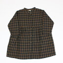 30%OFF セール SALE シャツワンピース 長袖 チェック ギャザー 女の子 キッズサイズ 子供服 RIO GIRLS