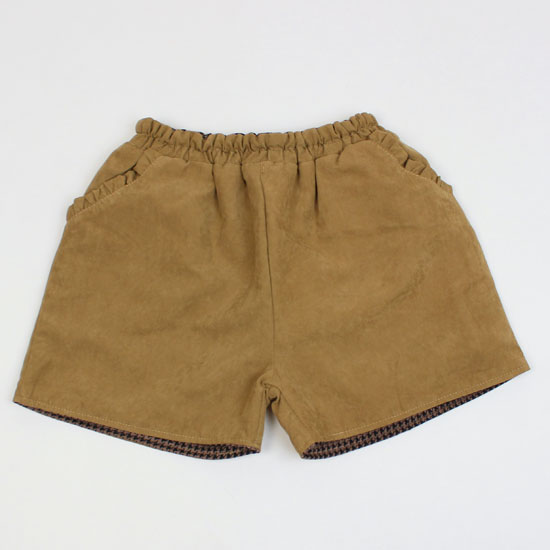 30％OFF セール SALE キュロットパンツ リバーシブル 無地 千鳥 リボン 女の子 キッズサイズ 子供服 RI..