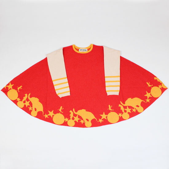 樂天商城 - 30％OFF セール SALE Aラインワンピース サーカスモチーフ ふんわりライン ニット 女の子 キッズサイズ 子供服 ami amie アミアミ
