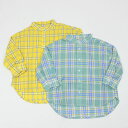 30%OFF セール SALE 【3枚で送料無料】 チェックシャツ 長袖 マドラスチェック スタンドカラー 男の子 キッズサイズ 子供服 ディラッシュ DILA...
