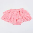 30%OFF セール SALE 【3枚で送料無料】 ブルマ スカート付 チェック フリル 女の子 ベビーサイズ 子供服 メイクユアデイ MAKE YOUR DAY