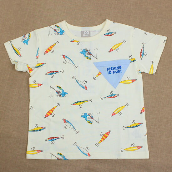 樂天商城 - 30％OFF セール SALE 【3枚で送料無料】 半袖Tシャツ ルアー サメ 三角ポケット 男の子 キッズサイズ 子供服 ディラッシュ DILASH