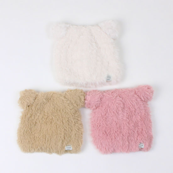 樂天商城 - ニットキャップ ハット ニット帽 クマ シャギー 男の子 女の子 キッズサイズ 子供服 ベビー メイクユアデイ MAKE YOUR DAY