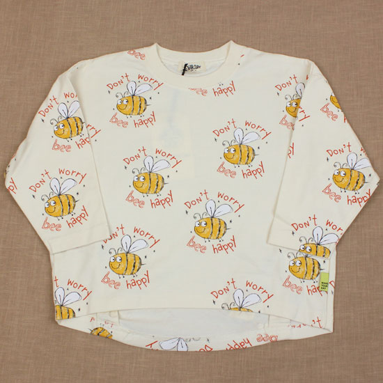 樂天商城 - 30％OFF セール SALE 【3枚で送料無料】 長袖Tシャツ ハチ総柄 後ろタック ゆったりライン 男の子 キッズサイズ 子供服 メイクユアデイ MAKE YOUR DAY