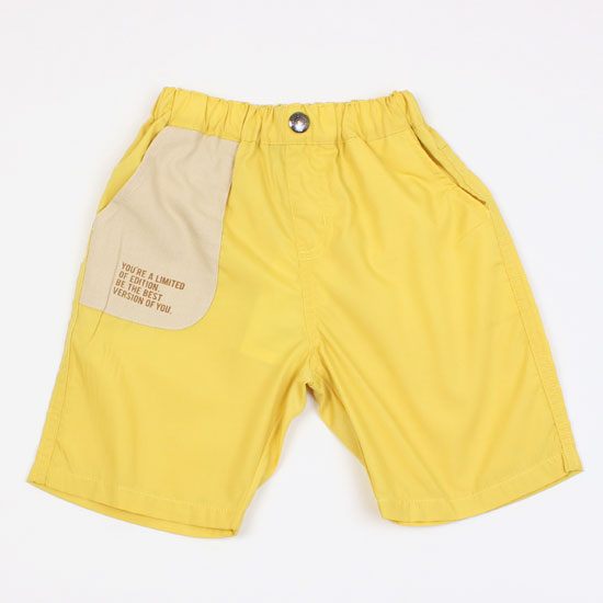 Long-Trousers, Trousers - 30％OFF セール SALE 【3枚で送料無料】 ハーフパンツ 5分丈 イエロー 男の子 キッズサイズ 子供服 ディラッシュ DILASH