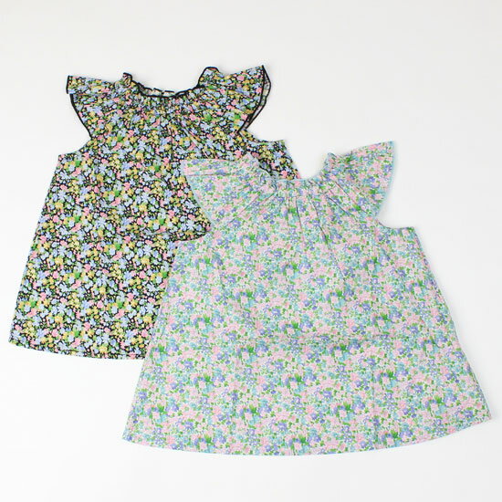 樂天商城 - 【3枚で送料無料】 フリルブラウス 花柄 セットアップ 女の子 キッズサイズ 子供用 S.T.クローゼット S.T.CLOSET