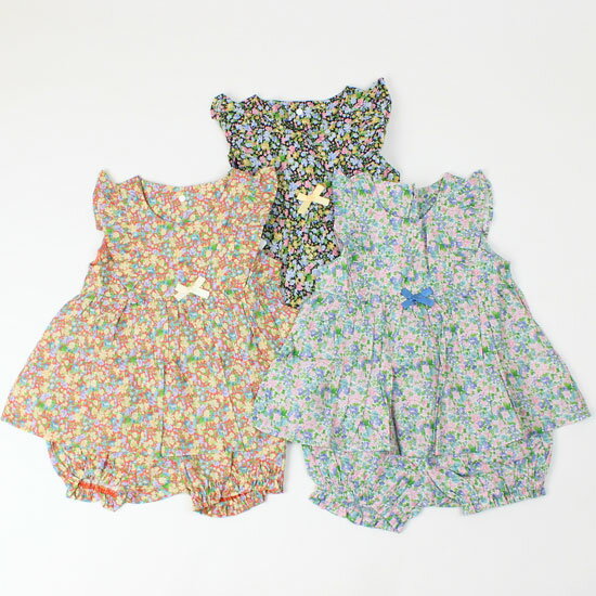 Rakuten - 【3枚で送料無料】 ミルキースーツ 上下セット ブルマ 花柄 リボン 女の子 キッズサイズ 子供用 S.T.クローゼット S.T.CLOSET