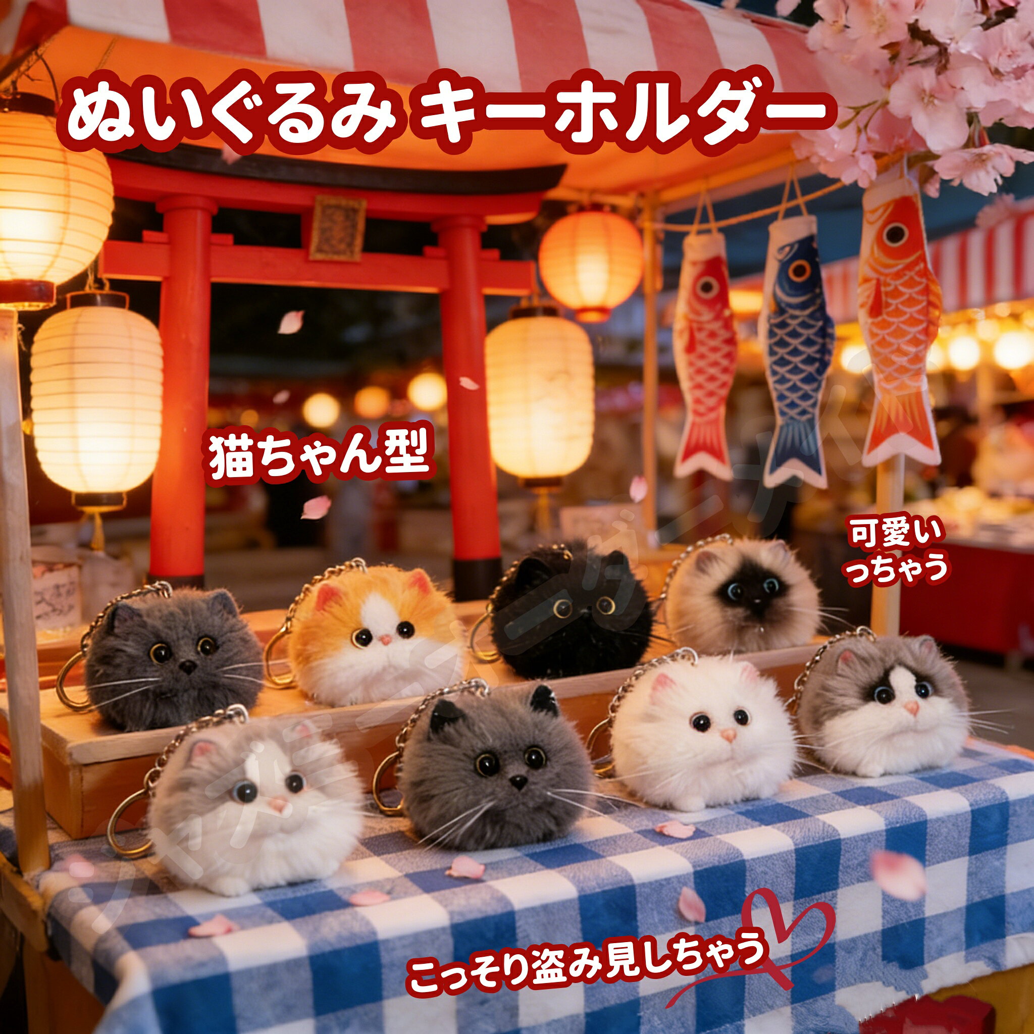 楽天市場】ふわふわ 猫 ぬいぐるみ（バッグチャーム｜バッグ用 