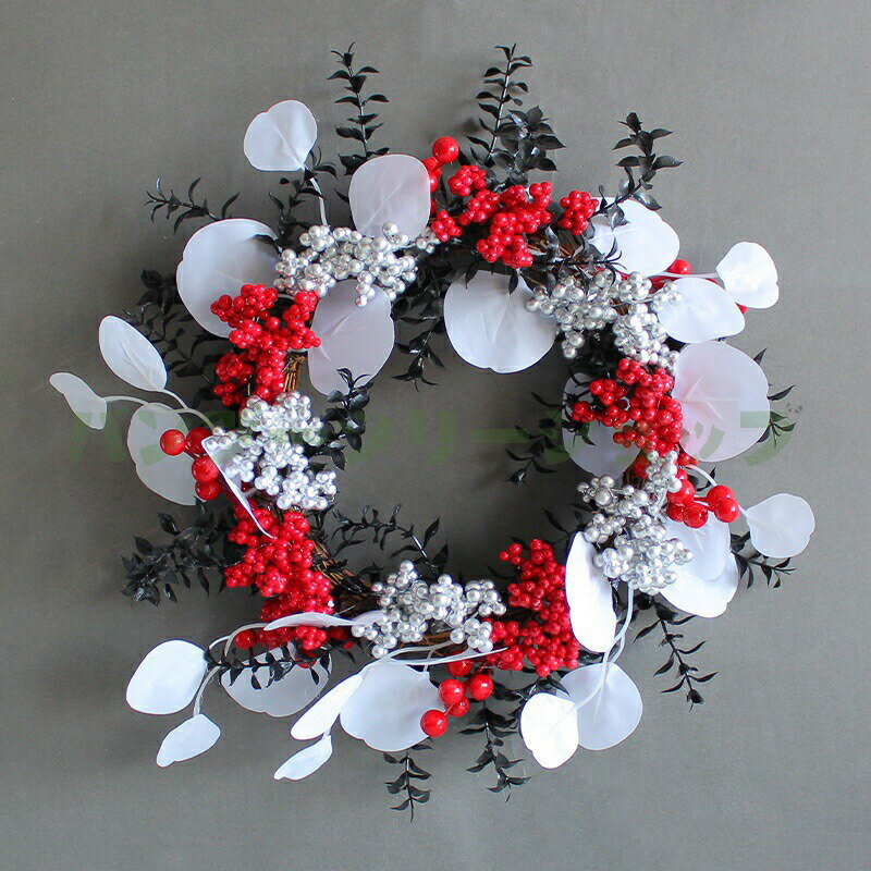 【クリスマス新品】クリスマスリース 外径35cm ハロウィン 飾り 玄関リース 送料無料 北欧 季節のリース 造花 玄関 外 飾り 大きいサイズ クリスマス リース クリスマスプレゼント ギフト 店舗 ゴージャス 壁掛け ウォールツリー 装飾 ディスプレイ