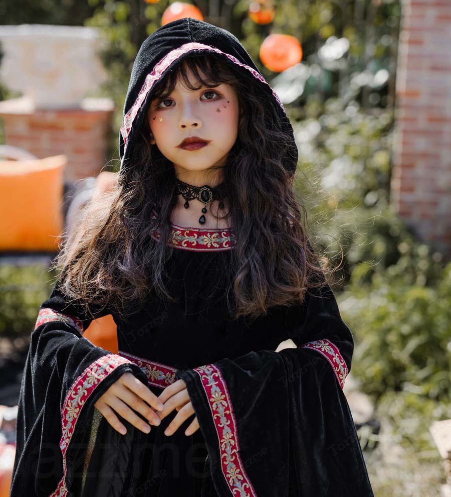 樂天商城 - ハロウィン 衣装 子供 コスプレ 子供 ドレス 長袖 ワンピース Halloween 演出服 お姫様 コスプレ衣装 魔女 子供 可愛い 小悪魔 ハロウィーン 衣装 女の子 ハロウィン 仮装 コスプレ 子供用 キッズ ハロウィーン パーティーハロウィーン ダンス衣装