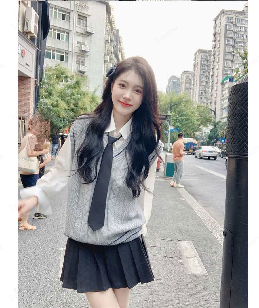 セーラー服 長袖 コスプレ 春 秋服 制服 スカート 可愛い 制服 スカート 衣装 仮装 学生服 上下セット 女子JK制服 高校生 可愛い 学園祭 大人 レディース コスチューム衣装 ハロウィン 女子高生イベン 学院風 標準 2