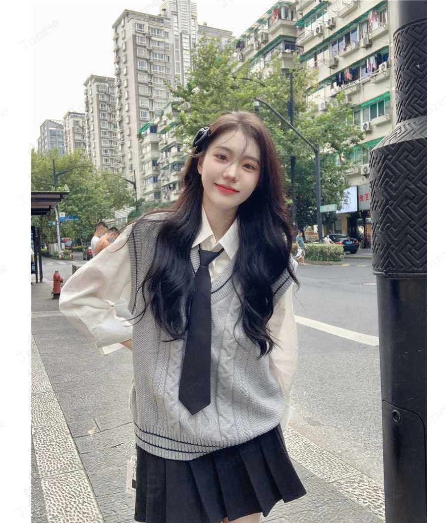 セーラー服 長袖 コスプレ 春 秋服 制服 スカート 可愛い 制服 スカート 衣装 仮装 学生服 上下セット 女子JK制服 高校生 可愛い 学園祭 大人 レディース コスチューム衣装 ハロウィン 女子高生イベン 学院風 標準 3
