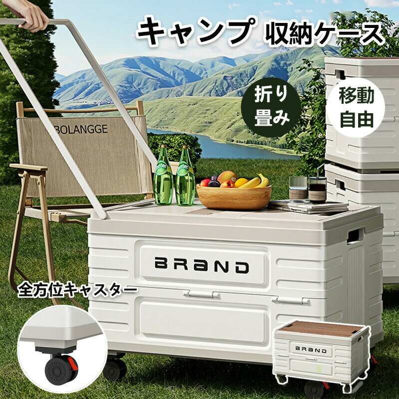アウトドア 大容量 収納ボックス 新型60Lフタ付き キャンプ 収納ケース プラスチック コンテナ ボックス おしゃれ キャンプ用品 車載 リス アウトドア用品 折畳み 収納ケース 大容量 押入れ収納