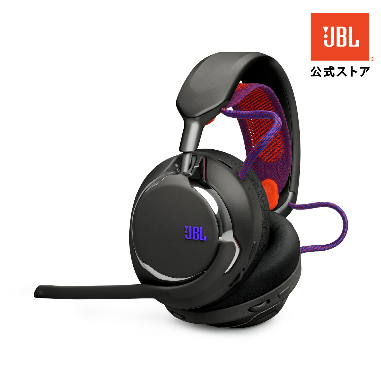 【公式】 JBL ゲーミングヘッドセット Quantum 950 Wireless | ジェービーエル ワイヤレス ゲーミングヘッドセット 有線ハイレゾ対応 ハイブリッドノイズキャンセリング搭載 QuantumENGINE 50mmダイナミックドライバー 低遅延有線USB-C接続 空間サウンド