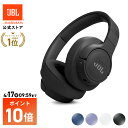 限定クーポン割 P10倍4/17 9:59まで＼ 楽天1位 ／【公式限定】 JBL ワイヤレスヘッドホン TUNE770NC 高音質 ノイズキャンセリング ヘッドホン ヘッドフォン オーバーイヤー Bluetooth 5.3 アプリ対応 ブルートゥース 折り畳み マルチポイント接続 クリスマス ギフト