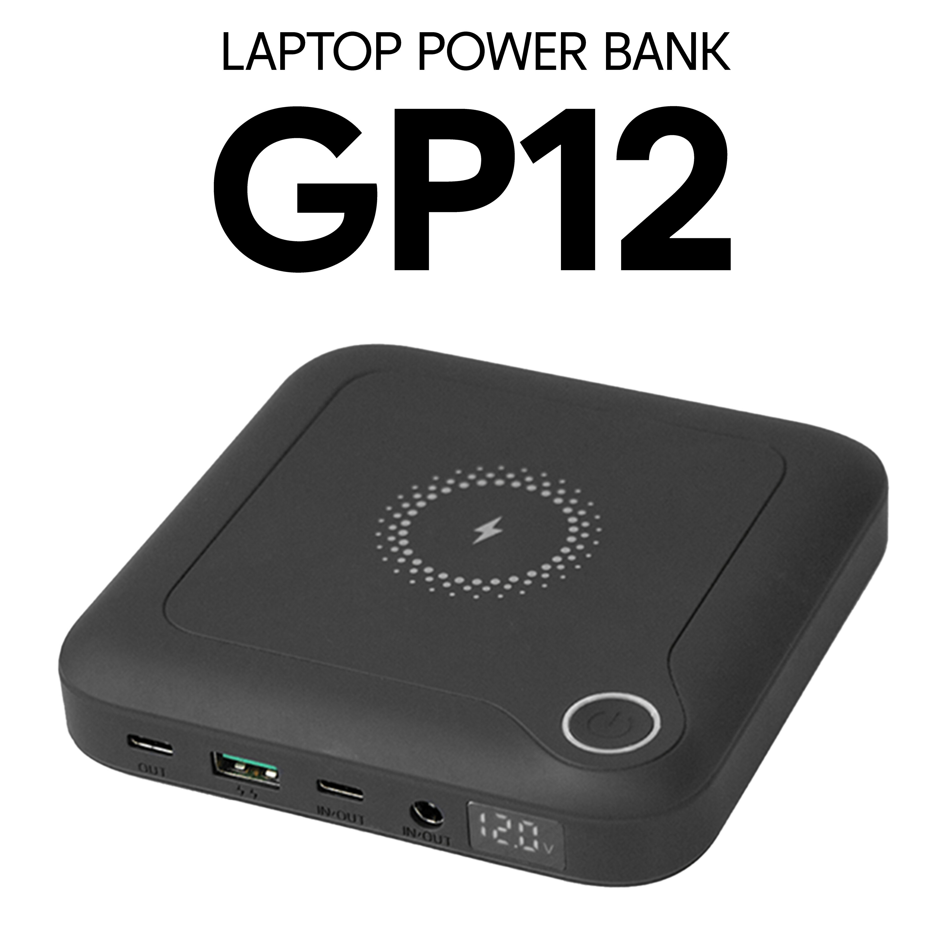 「LAPTOP POWER BANK GP12」モバイルバッテリー/ワイヤレス充電対応/PD対応/大容量24,000mAh