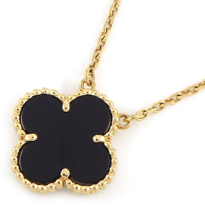 ヴァンクリーフ＆アーペル Van Cleef & Arpels ネックレス ヴィンテージアルハンブラ VCARA45800 オニキス K18YG 【中古】のサムネイル