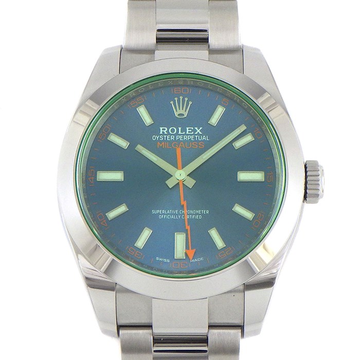 ロレックス Rolex 腕時計 オイスター パーペチュアル ミルガウス 40mm 116400GV  ...