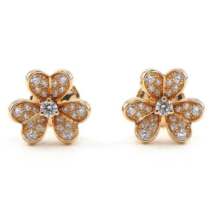 ヴァンクリーフ＆アーペル Van Cleef & Arpels ピアス フリヴォル ミニ VCARP7RJ00 50ポイント ダイヤモンド 0.44ct K18PG 【箱・保付き】 【中古】のサムネイル
