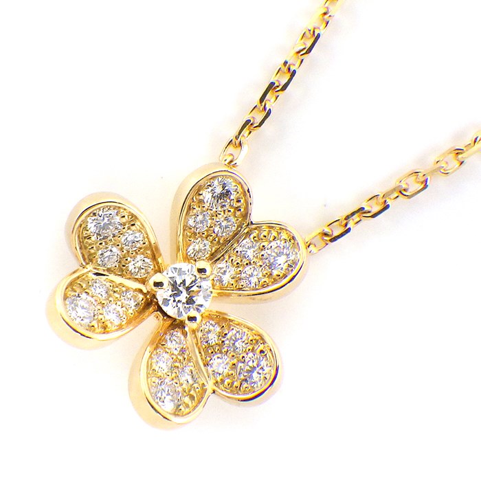 ヴァンクリーフ＆アーペル Van Cleef & Arpels ネックレス フリヴォル ミニモデル VCARP24000 25ポイント ダイヤモンド 0.21ct K18YG 【箱・保付き】 【中古】のサムネイル