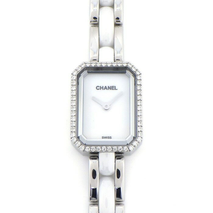 シャネル CHANEL 腕時計 プルミエール H2132 52ポイント ダイヤモンド ベゼル 0.2 ...