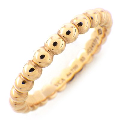 ヴァンクリーフ＆アーペル Van Cleef & Arpels リング ペルレ ゴールドパール ミディアム VCARN9PB00 K18PG 12.5号 / #53 【中古】のサムネイル