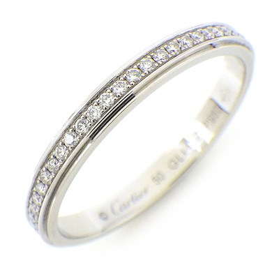 カルティエ Cartier リング ダムール ウェディング B4093650 フルエタニティ ダイヤモンド PT950 10号 / #50 【中古】のサムネイル