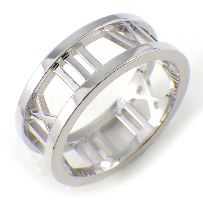 【最大1万円OFFクーポン★クリスマスセール】 ティファニー Tiffany & Co. リング アトラス オープン K18WG 10号 【中古】のサムネイル