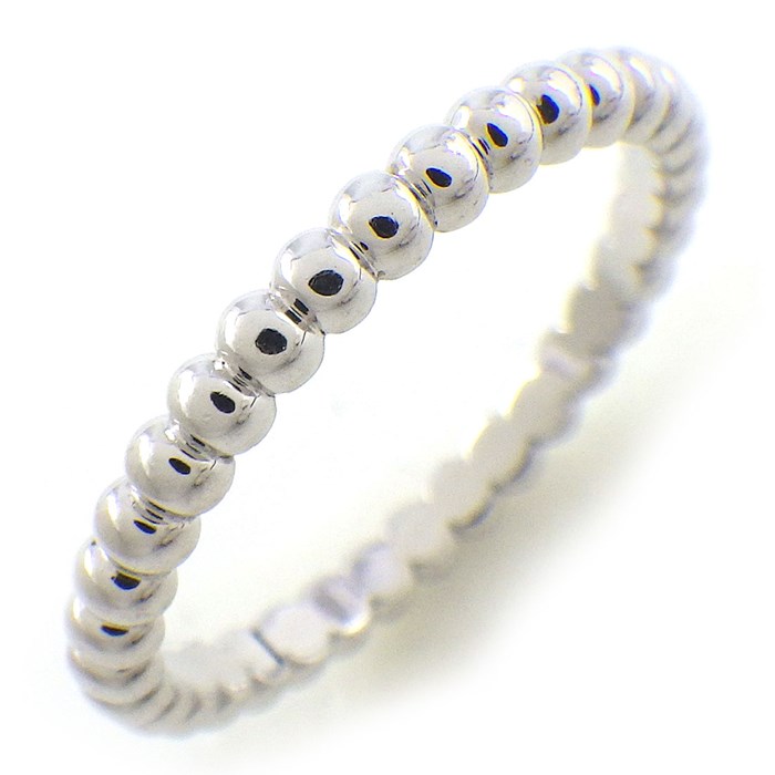 ヴァンクリーフ＆アーペル Van Cleef & Arpels リング ペルレ ゴールドパール スモール VCARPJME00 K18WG 7号 / #47 【中古】のサムネイル