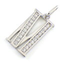【対象品3%OFF&全品P3倍★9日・10日限定】 【ダイヤモンド】 ペンダントトップ アルファベット モチーフ イニシャル M ダイヤモンド 計0.11ct ...
