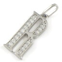 【ゴールデンセール★対象品2%OFF&ポイント2倍】 【ダイヤモンド】 ペンダントトップ アルファベット イニシャル R モチーフ ダイヤモンド 計0.13ct...