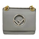 【ゴールデンセール★P2倍&対象品2%OFFクーポン】 フェンディ FENDI ショルダーバッグ キャナイエフ 8BT286 2IH ミニ チェーンショルダー ...