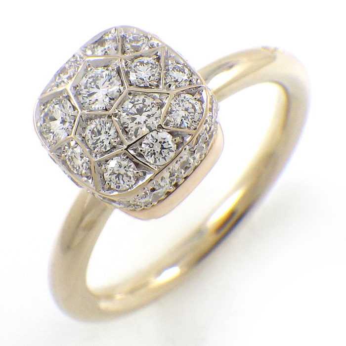 ポメラート Pomellato リング ヌード ソリテール プチ ダイヤモンド K18PG K18YG 13号 【箱・保付き】 【中古】のサムネイル