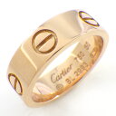 【最大3万円OFF★サマーセール&10日限定P3倍】 カルティエ Cartier リング ラブ クラシックモデル MM B4084850 K18PG 10号 / #50 【中古】