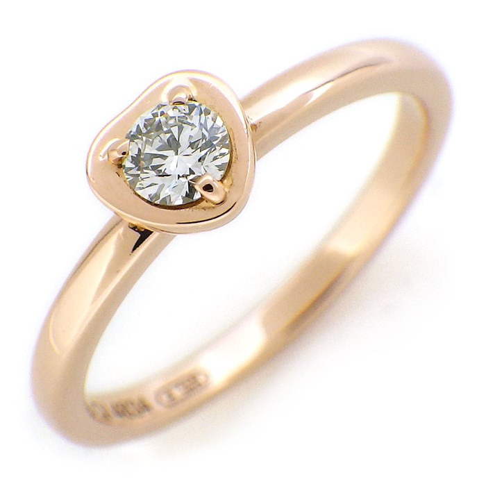 カルティエ Cartier リング ダムール ディアマン レジェ ドゥ ハート 1ポイント ダイヤモンド K18PG 10.5号 / #51 【中古】のサムネイル
