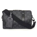 【ゴールデンセール★対象品2%OFF&ポイント2倍】 ルイ・ヴィトン Louis Vuitton ショルダーバッグ シティ キーポル M45936 ブラック モ...
