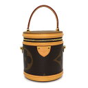 【最大3万円OFF★サマーセール&10日限定P3倍】 ルイ・ヴィトン Louis Vuitton ハンドバッグ ショルダーバッグ カンヌ M44603 ブラウン モノグラム ジャイアント キャンバス 【中古】