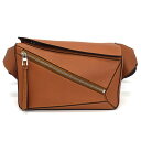 【ゴールデンセール★P2倍&対象品2%OFFクーポン】 ロエベ LOEWE ボディバッグ パズル バムバッグ スモール B510P35X09 タン カーフスキン...