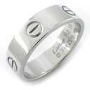 カルティエ Cartier リング ラブ クラシックモデル MM B4084759 K18WG 18.5号 / #59 【中古】