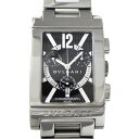 【最大3万円OFFクーポン★サマーセール】 ブルガリ BVLGARI 腕時計 レッタンゴロ RTC49S レクタンギュラー メッシュ カレンダー クロノグラフ ...