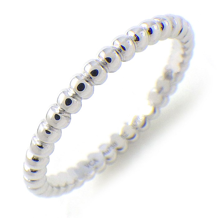ヴァンクリーフ＆アーペル Van Cleef & Arpels リング ペルレ ゴールドパール スモール VCARPJME52 K18WG 11.5号 / 52 【箱・保付き】 【中古】のサムネイル