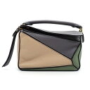 【ゴールデンセール★対象品2%OFF&ポイント2倍】 ロエベ LOEWE ショルダーバッグ パズルバッグ ミニ マルチカラー グレー ソフトグレインカーフレザー...