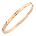 【最大3万円OFF★サマーセール&10日限定P3倍】 カルティエ Cartier ブレスレット ラブ スモールモデル B6047316 K18PG / #16 【中古】
