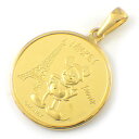 ディズニー Disney ペンダントトップ ミッキーマウス ミニーマウス 1/10oz 2024年 3000枚 限定モデル メダル パリ エッフェル塔 凱旋門 ...