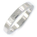 【最大3万円OFF★サマーセール&10日限定P3倍】 カルティエ Cartier リング ラニエール ロゴ K18WG 15号 / #55 【中古】