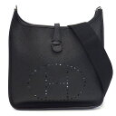 【最大3万円OFFクーポン★サマーセール】 エルメス HERMES ショルダーバッグ エヴリン3 PM U刻印 2022年 ブラック トリヨンクレマンス シルバ...