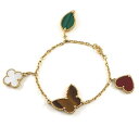ヴァンクリーフ&アーペル Van Cleef & Arpels ブレスレット ラッキー アルハンブラ 4モチーフ VCARD79600 ハート パピヨン クロー...
