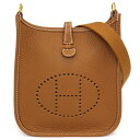 【最大3万円OFFクーポン★サマーセール】 エルメス HERMES ショルダーバッグ エヴリン TPM W刻印 2024年 ゴールド トリヨンクレマンス ゴールド金具 【中古】